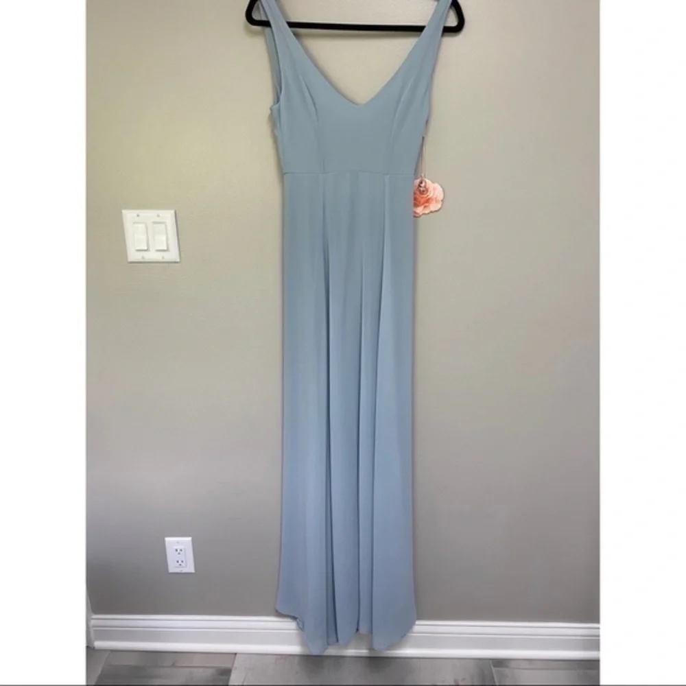 SMYM Jenn Maxi Dress in Steel Blue - Picture 2 of 8